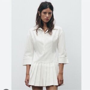 ZARA SHIRT JUMPSUIT DRESS